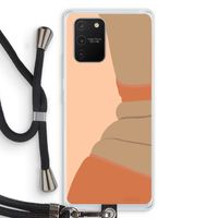Bikini: Samsung Galaxy S10 Lite Transparant Hoesje met koord