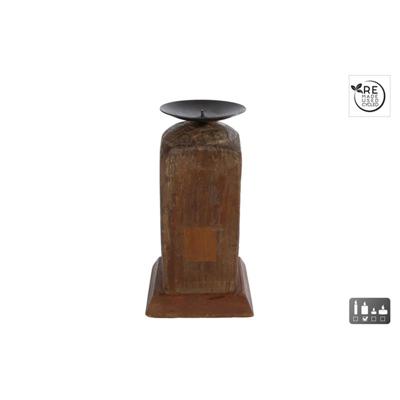 CosyDecor Kandelaar "raymond" naturel hout