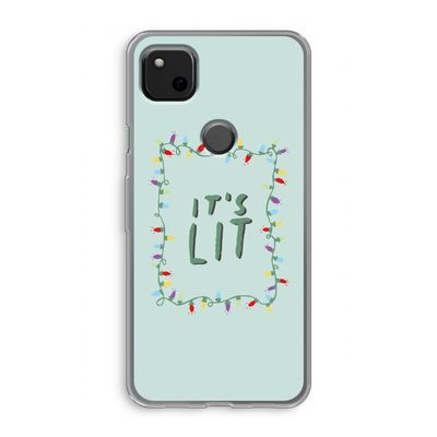 It's Lit: Google Pixel 4a Transparant Hoesje