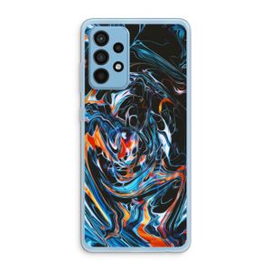 Black Unicorn: Samsung Galaxy A52 Transparant Hoesje