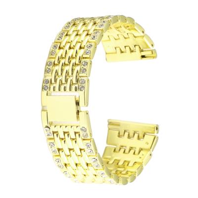 Metalen polsband horloge band voor Samsung Gear S3 (goud)