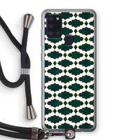 Moroccan tiles: Samsung Galaxy A21s Transparant Hoesje met koord
