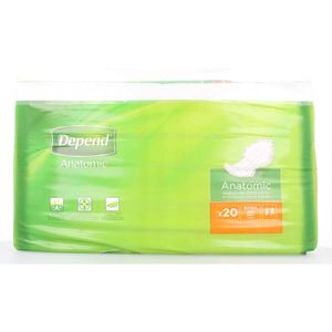 Depend Anatomic pad extra (20 st)