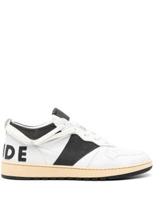 RHUDE baskets Rhecess en cuir - Blanc