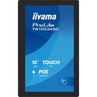 iiyama TW1023ASC-B3P beeldkrant Digitale signage flatscreen 25,6 cm (10.1") Wifi 450 cd/m² HD Zwart Touchscreen Type processor Android 24/7