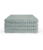 Set van 4 Byrklund badlakens bath basics zeeblauw 70x140 cm