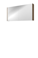 Proline Comfort spiegelkast met spiegels aan binnen- en buitenzijde en 2 deuren 120 x 60 x 14 cm, cabana oak