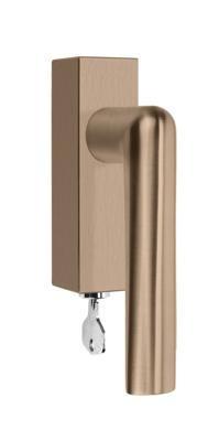 Formani Piet Boon INC PBI102-DKLOCK draaikiepgarnituur afsluitbaar rechtswijzend - PVD licht brons