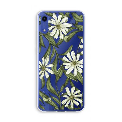 Wit bloemenpatroon: Honor Play 8A Transparant Hoesje