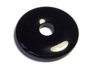 Ruben Robijn Donut 3 cm onyx (1 st)