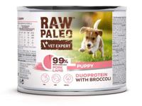 RAW PALEO Duoprotein Pork & Lamb Puppy - natvoer voor honden - 200g