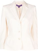 Ralph Lauren Collection blazer Elitsa à fini satiné - Tons neutres