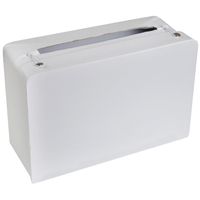 Enveloppendoos koffer vorm - Bruiloft - wit - karton - 24 x 16 cm