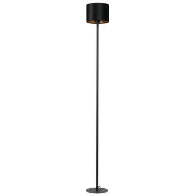 Masterlight Zwarte vloerlampVenus 175cm met zwarte lampenkap - 1470-05-05-155