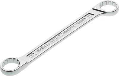 HAZET Dubbele ringsleutel 610N-20X22 · Buitentwaalfkant tractieprofiel · SW 20 x 22 mm