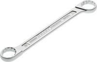 HAZET Dubbele ringsleutel 610N-20X22 · Buitentwaalfkant tractieprofiel · SW 20 x 22 mm