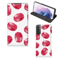 Samsung Galaxy S21 Plus | Flip Style Cover | Pink Macarons