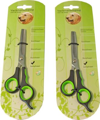 Hond efileerschaar enkel - Gebr de boon