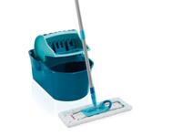 Leifheit 55092 mop/dweil Microvezel 8000 ml Droog en nat Blauw, Grijs