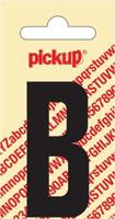 Plakletter Nobel Sticker zwarte letter B amsterdam Pickup - Pickup