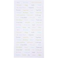 Creativ Company Stickers, baby, vel 12x23 cm, 2x84 stuk/ 1 doos