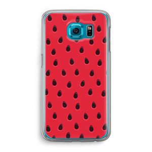 Watermelon: Samsung Galaxy S6 Transparant Hoesje