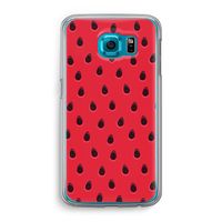 Watermelon: Samsung Galaxy S6 Transparant Hoesje
