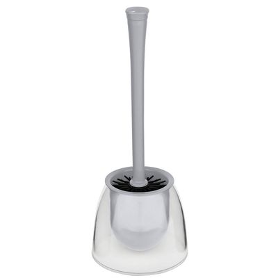 Wenko Toiletborstel Fiesta 14,5 X 37 Cm Grijs/transparant Wenko Toiletborstel Fiesta 14,5 X 37 Cm Grijs/transparant