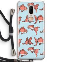 Blub: OnePlus 6 Transparant Hoesje met koord Blub: OnePlus 6 Transparant Hoesje met koord