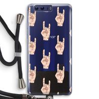 Rock: Honor 9 Transparant Hoesje met koord