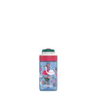 Schoolbeker/drinkbeker - 400 ml - Lekvrij - Schokbestendig - Kambukka drinkflessen - Lagoon Blue Flamingo - thumbnail