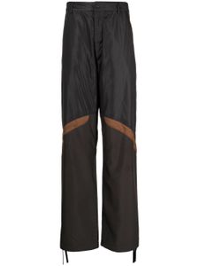 Moncler pantalon droit à poches cargo - Marron