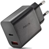 Laptop oplader NGS ERA30WBLACK 30 W Zwart