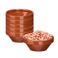 Soepkommen / serveer schaaltje - 6x - terracotta - D15 x 7 cm - aardewerk - Spaanse sfeer Soepkommen / serveer schaaltje - 6x - terracotta - D15 x 7 cm - aardewerk - Spaanse sfeer