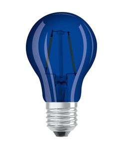 OSRAM 4058075434004 LED-lamp Energielabel G (A - G) E27 Peer 2.5 W = 4 W Blauw (Ø x l) 60 mm x 105 mm 1 stuk(s)