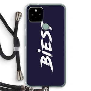 Biest: Pixel 5 Transparant Hoesje met koord