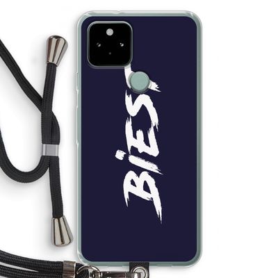 Biest: Pixel 5 Transparant Hoesje met koord