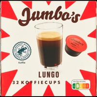 Jumbo's Lungo Koffiecups 32 Stuks Jumbo's Lungo Koffiecups 32 Stuks