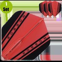 Robson Robson Standaard V Dartflights - Rood