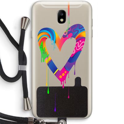 Melts My Heart: Samsung Galaxy J7 (2017) Transparant Hoesje met koord