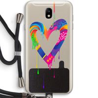 Melts My Heart: Samsung Galaxy J7 (2017) Transparant Hoesje met koord