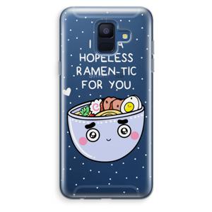 I'm A Hopeless Ramen-Tic For You: Samsung Galaxy A6 (2018) Transparant Hoesje