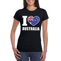 I love Australie supporter shirt zwart dames 2XL  -