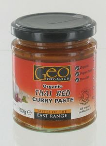 Geo Organics Curry paste thai red bio (180 gr)