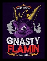 Spyro Framed Print - Gnastly Flamin (30x40cm) - thumbnail