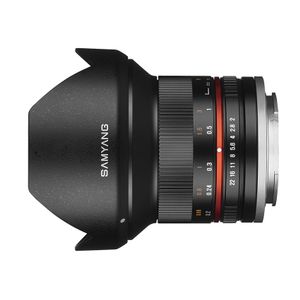 Samyang 12mm f/2.0 NCS CS Fujifilm X-mount objectief zwart