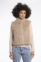 Rino & Pelle Dava.7002511 Gilet With Closure Vest 10866 Oat Rino & Pelle Dava.7002511 Gilet With Closure Vest 10866 Oat