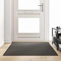 Deurmat Antraciet en Zwart 120 x 180 cm Polypropyleen en vinyl