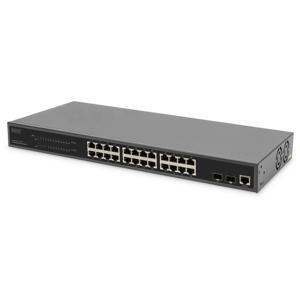 Digitus DN-95359 netwerk-switch Managed L2 Gigabit Ethernet (10/100/1000) Power over Ethernet (PoE) 1U Zwart