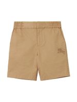 Burberry Kids short chino à broderies - Tons neutres